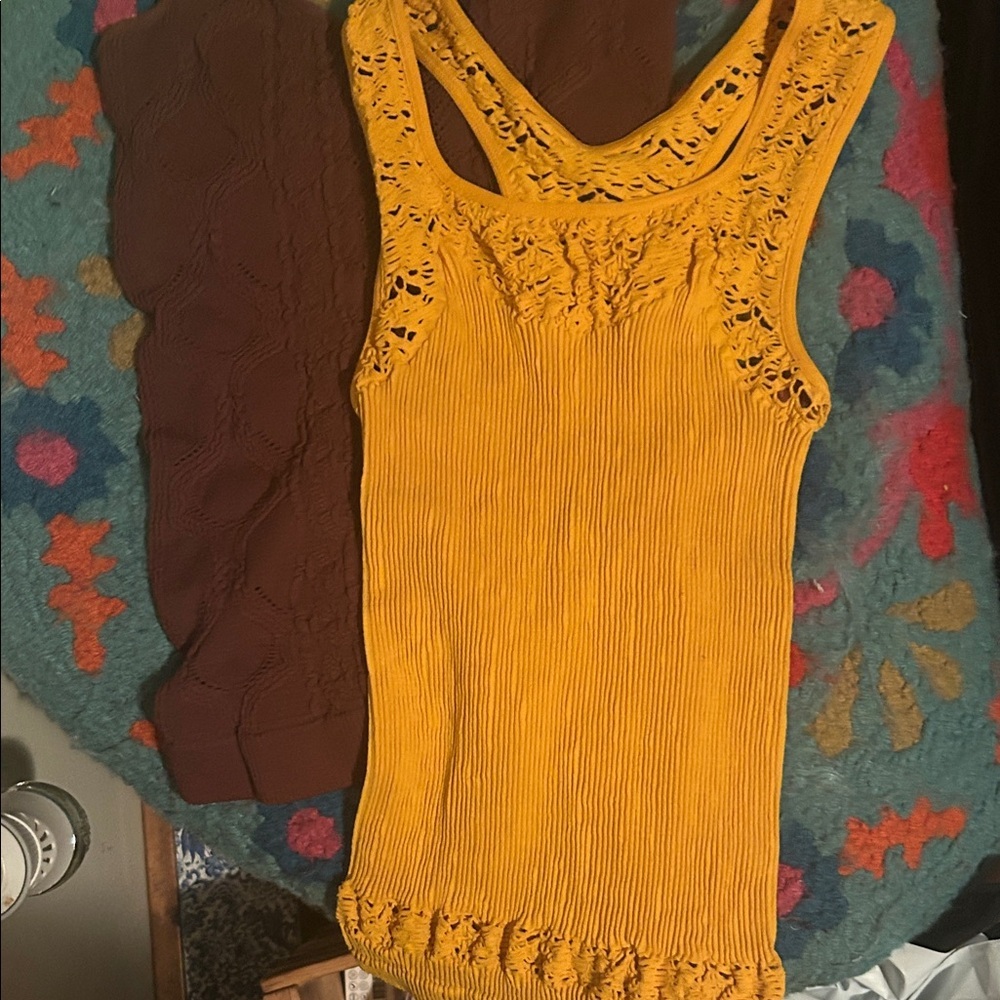 Bundle of two free people movement tops xs